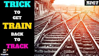How Train Get Back To Its Track After Derailment || Trains || Railways || Railway Systems - #BMVAA