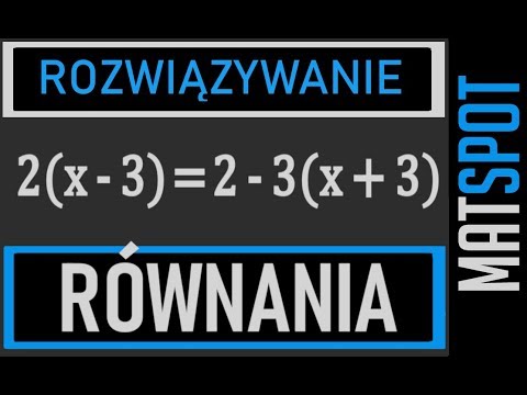 Wideo: Jak Rozwinąć Nawiasy W Równaniu