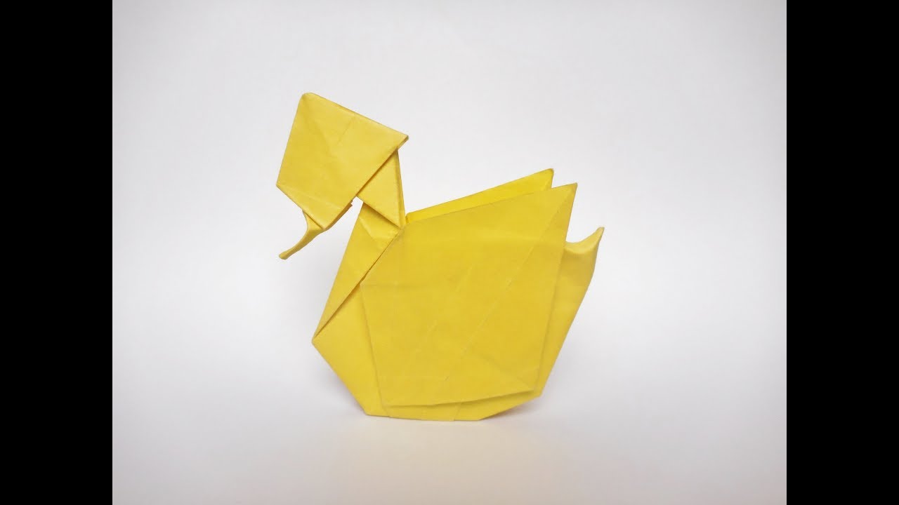Origami Duck Tutorial (Pato origami) YouTube
