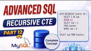Recursive CTE in MySQL Explained | Employee Hierarchy & Generate Numbers | MySQL Interview Questions