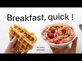 A Week of Breakfast Ideas (quick &amp; easy vegan meals)