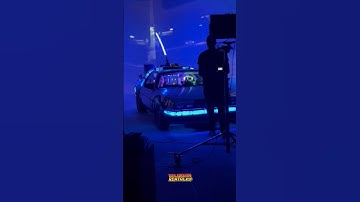 Music Video shoot featuring the Delorean Time Machine from Back to the Future #shorts #delorean