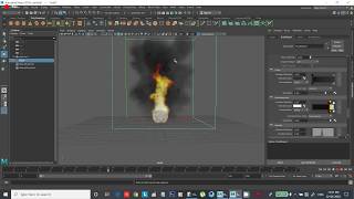 Creating Fire and Smoke using Maya Fluid Effects