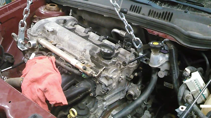 2009 chevy cobalt 2.2 engine removal part 1