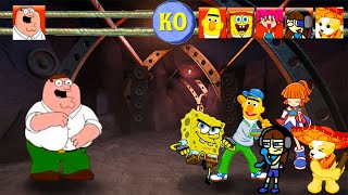 Super Fall Brawl Hard Tournament: Peter Griffin vs All Best Players