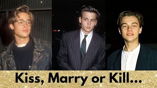 KISS, MARRY OR KILL  Male Celebrities  @pinktok