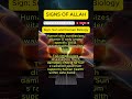 Signs of ALLAH | Sun and Human Biology! #allah #miracleofallah #human #divine #sun