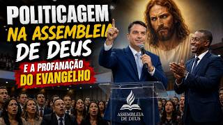 FLAVIO NA ASSEMBLÉIA DE DEUS BELEM DO PARÁ - POLITICAGEM OU PROFANAÇÃO DO SAGRADO???