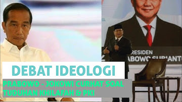 Konsep Pembelajaran Ideologi Jokowi - Prabowo, Debat Capres ke 4  - NET. JATIM
