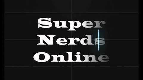 Intro do mais novo canal do youtube é o Super Nerds Online! Inscreva-se!
