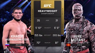 UFC 5 - Khabib vs. Fire Mutant - Eagle Fights ☝️🦅