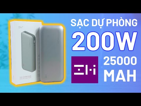 Video Tốn 1,5 triệu mua sạc dự phòng 200W ZMI: đầu tiên Việt... - youtube