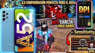 🔥 Sensibilidad para Samsung A52s 5G Free Fire 2026 ✅ Dar Todo Rojo + Configuración Actualizada