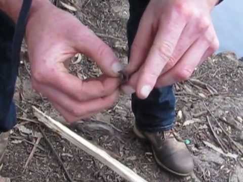 how to hook a worm / hoe je een worm haak