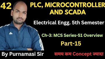 #42 PLC, MICROCONTROLLER & SCADA | Ch-3 : MCS Series-51 Overview @PolytechnicPathshala