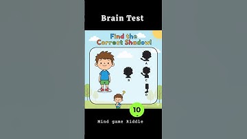 Find the Correct Shadow? #tamilshorts #riddles #riddlejourney #memorytest #logicgames #brainytamil