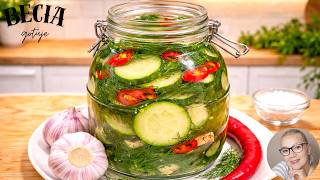 Cukinia małosolna – lepsza niż ogórki! 🥒 Becia gotuje poleca.