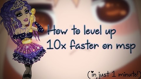 How to level up 10x faster on MSP IN JUST 1 MINUTE!!!