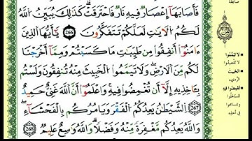 269-266:الصفحة 45 :سورة البقرة من الآية