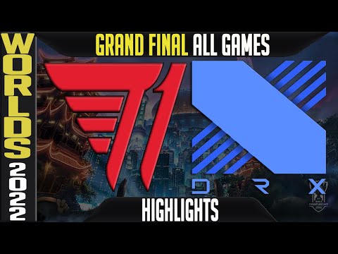   T1 Vs DRX Highlights ALL GAMES Worlds 2022 GRAND FINAL T1 Vs DRX