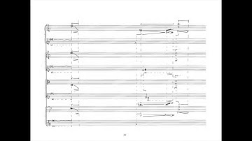 String Quartet 2 - Score Video - William Pearson