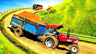 Heavy Tractor Trolley Cargo Simulator 3d Truck || Real Tractor Stimulator-Hill Mod Tractor Games.#1 screenshot 4