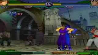 SFA3 A-Guy lvl.3 Kick Super Combos