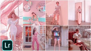 How to edit to pink filters in lightroom Mobile/Pink filters /កែរូបតាមlightroom ទៅជាពណ៌ផ្កាឈូក screenshot 3
