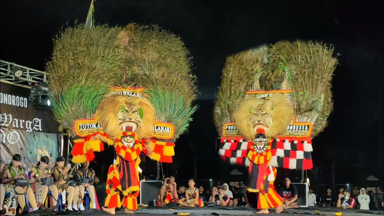 MERINDING❗REOG PONOROGO TERBESAR HARIMAU TENGGARA GEGERKAN PSHT LAPANGAN DESA NONGKODONO KAUMAN