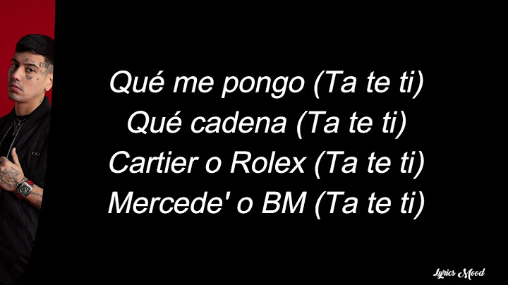 Duki - Ta Te Ti LETRA