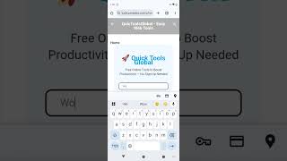 How many words did I just type? #WordCounter #WritersTool #CodingTips #QuickToolsGlobal #shorts