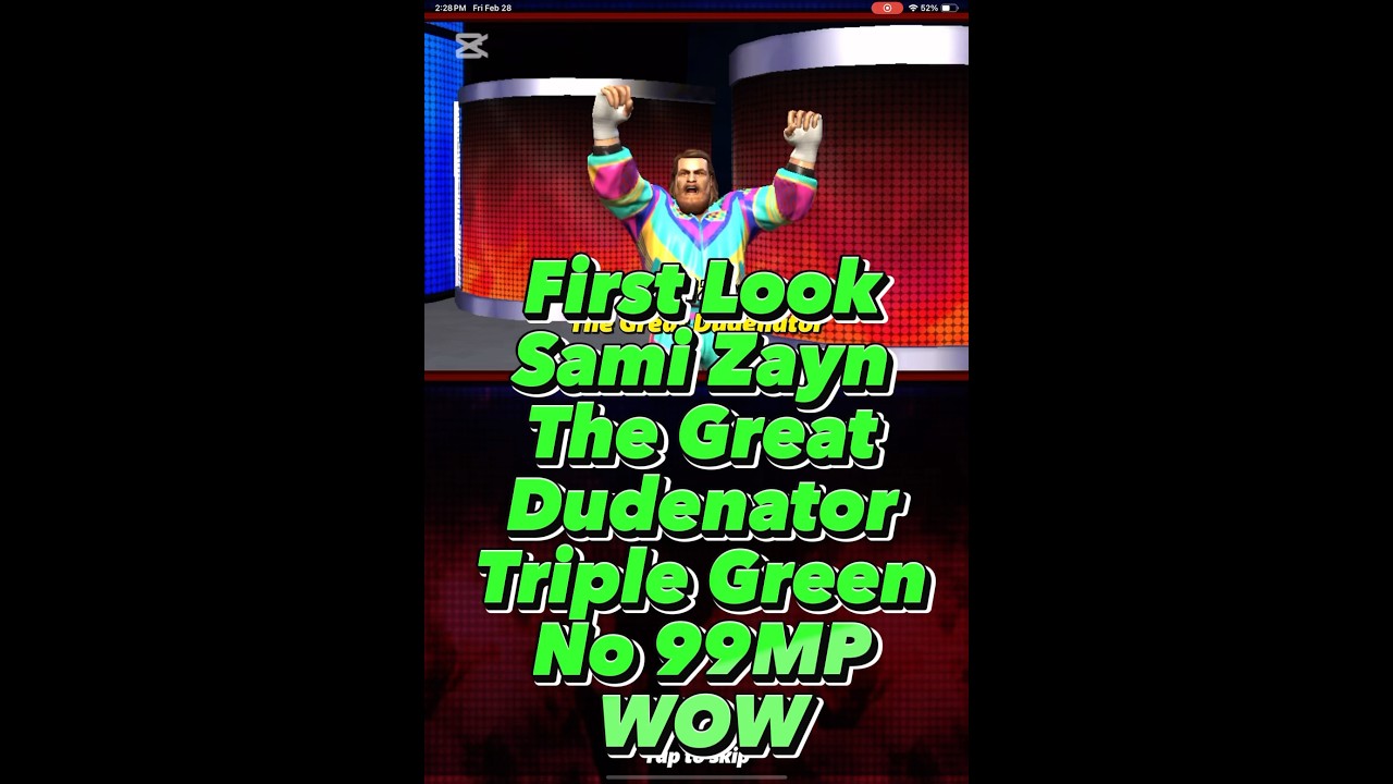 First Look Sami Zayn the Great DUDENATOR 🔥😱