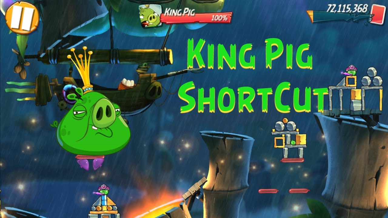 ANGRY BIRDS 2 KING PIG SHORTCUT! (JAN/9/2024) - YouTube