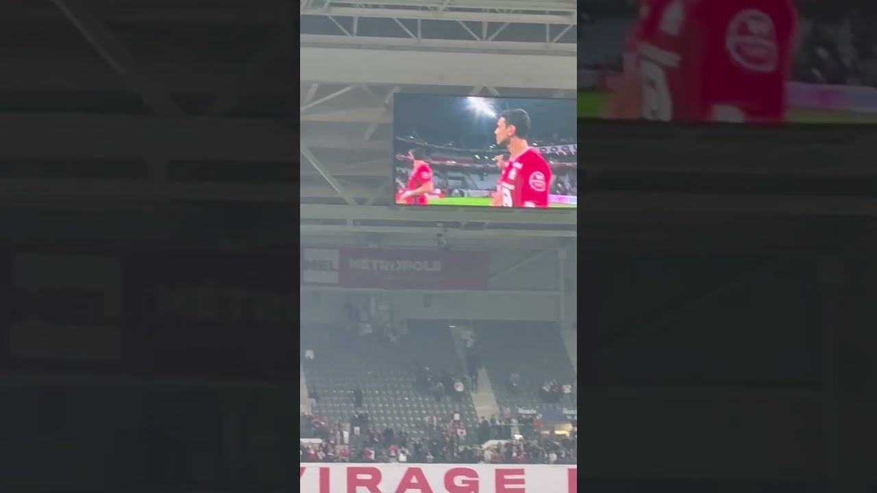 Lille ultras loving it at full time
