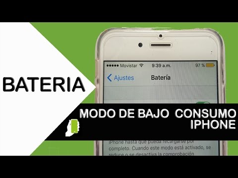 Galleta Barriga retirada Porque la bateria amarilla en Iphone ? Modo de Consumo Bajo - YouTube