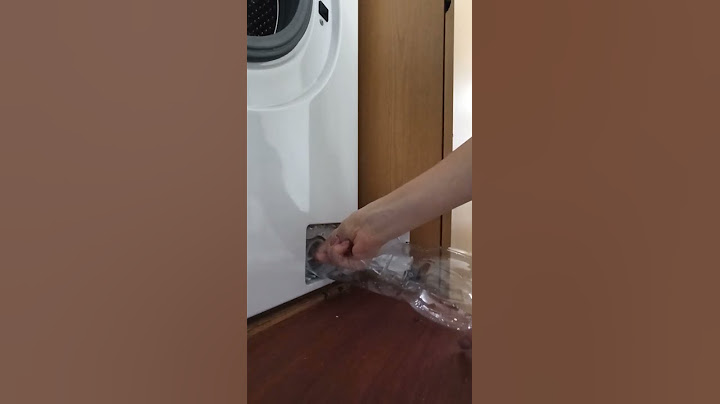 Как слить воду со стиральной машинки с помощью пластиковой бутылки