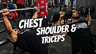 Get huge shoulder, chest, Triceps workout For Bigger Size 💥