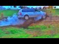 Mini van huge jump