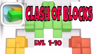 CLASH OF BLOCKS GAMEPLAY WALKTHROUGH LEVEL 1-10 (iOS, Android) screenshot 5