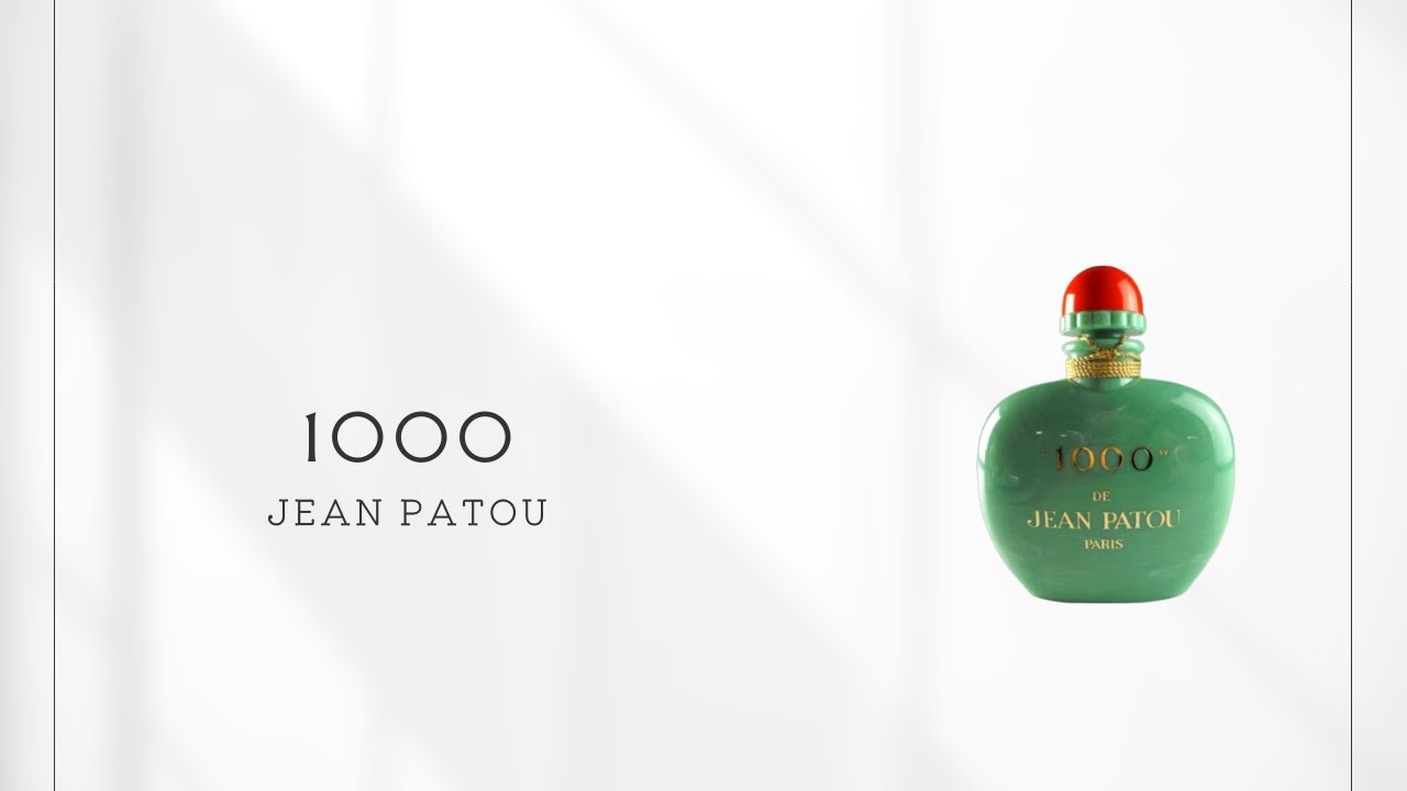 No. 260] Jean Patou 1000 | The Art of Perfume Born from 10 Years
