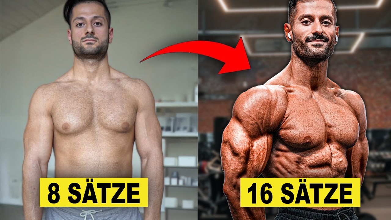 Neue Studie: 16 vs. 8 Sets für optimalen Muskelaufbau!