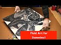 Fluid Painting Beginners Tutorial!! How to do a Dirty Pour!! Please Subscribe more to come!!