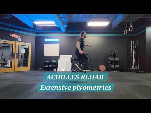 Achilles Rehab VLOG: Extensive plyometrics 1