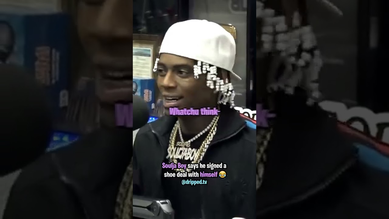Watch Soulja Boy Says He Signed a Shoe Deal With Himself 😂 on YouTube Watch Soulja Boy Says He Signed a Shoe Deal With Himself 😂 on YouTube