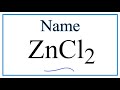 Zinc Compounds and Naming Conventions