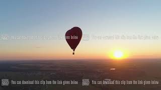 Hot air balloon shape heart in sky screenshot 2