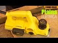 Plaina Elétrica Manual - Como usar #DIY • Oficina de Casa