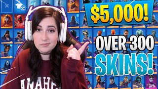 $5000 Fortnite Locker Tour! 300  SKINS! OG Season Items (Fortnite Rarest Lockers 2020)