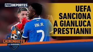 Download Lagu La UEFA impone sanción a Gianluca Prestianni por el caso con Vinícius | El Chiringuito MP3
