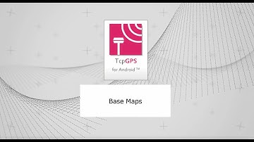 What are the available options for maps in Aplitop TcpGPS Android software